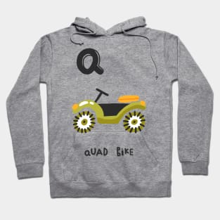 Q is Quad Bike Hoodie